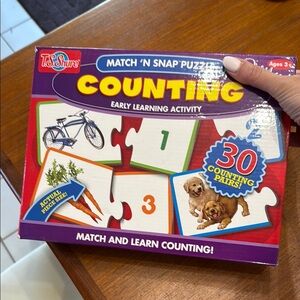 Counting Match 'N Snap Puzzle - Multicolor